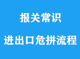 進(jìn)出口危拼服務(wù)流程