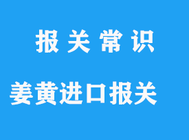 藥食同源姜黃進口準入國家與清關(guān)手續(xù)流程