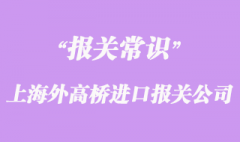 上海外高橋進(jìn)口報(bào)關(guān)公司哪家比較專業(yè)?