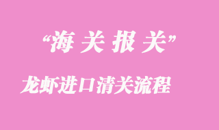 龍蝦進口清關(guān)流程