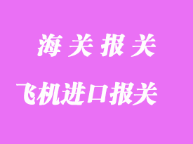 怎么辦飛機進口報關(guān)手續(xù)？